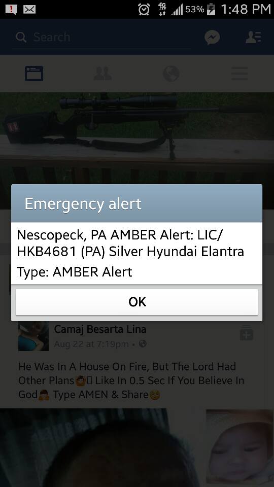 amber alert false