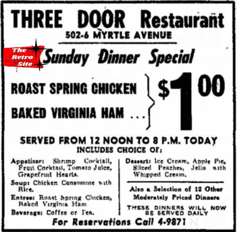 1951-04-15 Three Door Restaurant