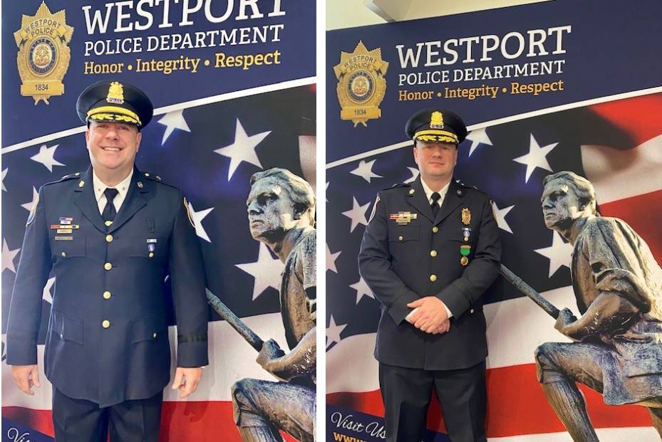 WESTPORT POLICE DEPARTMENT PROMOTES TWO TO DEPUTY CHEIF